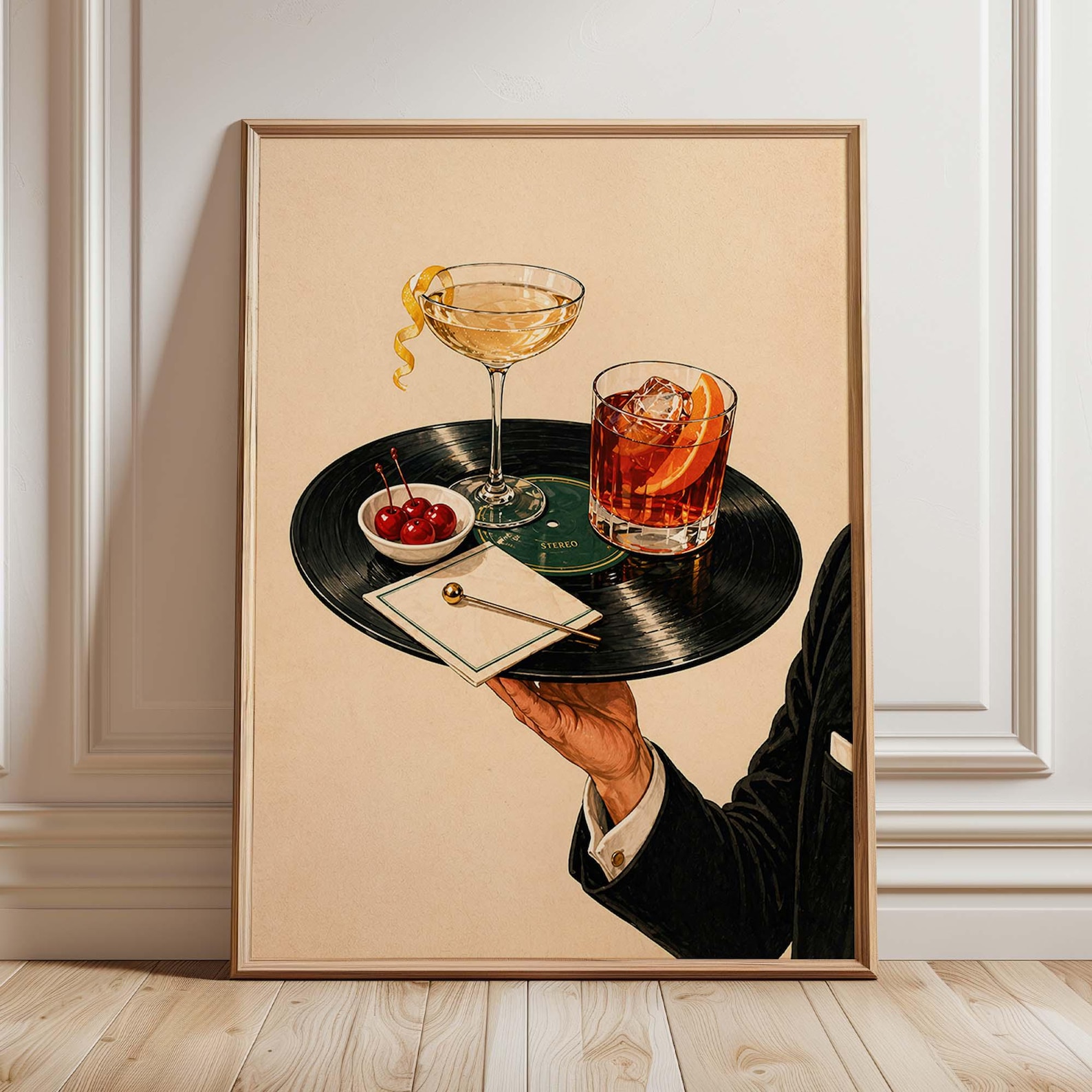 Office Furniture Design - Poster su Tela di Dischi in