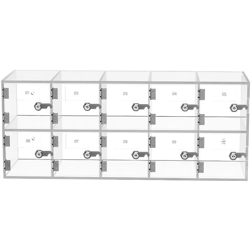 Office Storage Cabinet - Armadietto Porta Cellulari, 10 Scomparti in