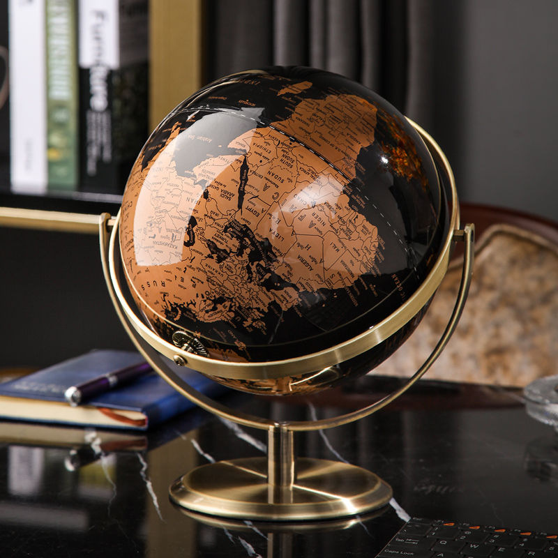 Office Furniture World - Globo Terrestre Completo in Inglese, Diametro