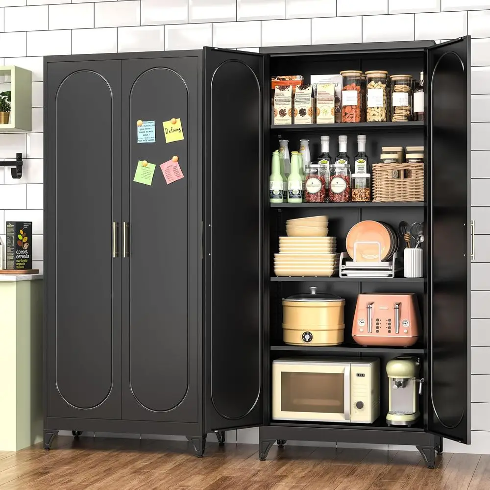Office Storage Cabinet - Armadio da Cucina Alto in Metallo