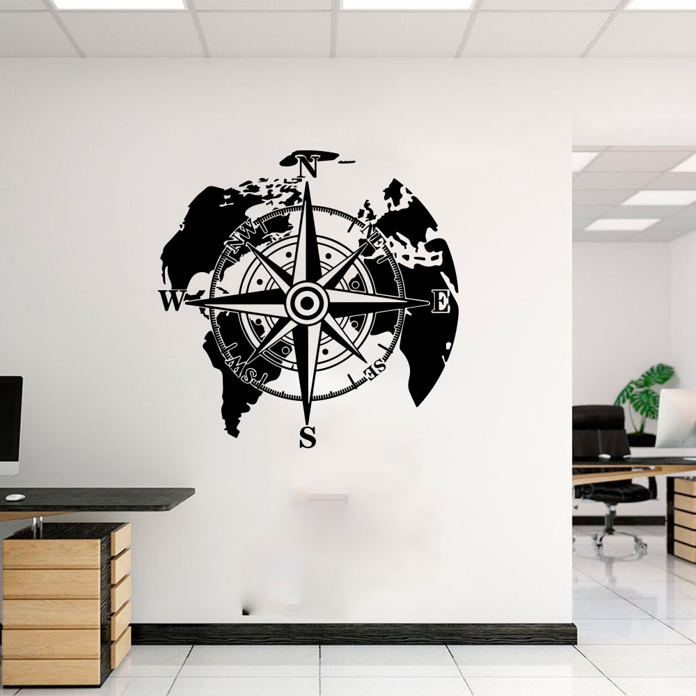 Office Furniture World - Mappa del mondo moderna Bussola Camper