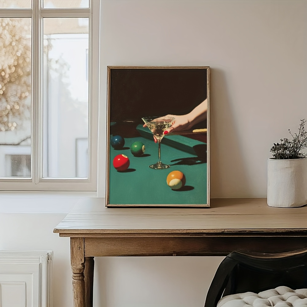 1 poster vintage da biliardo,  - Office Furniture Design recensione e prezzo