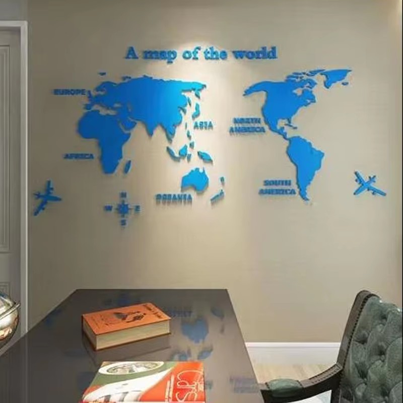 Mappa del Mondo Moderna in Acr - Office Furniture World recensione e prezzo
