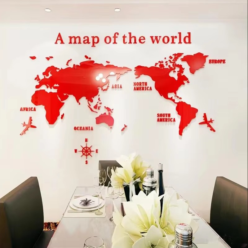 Mappa del Mondo Moderna in Acr - Office Furniture World recensione e prezzo