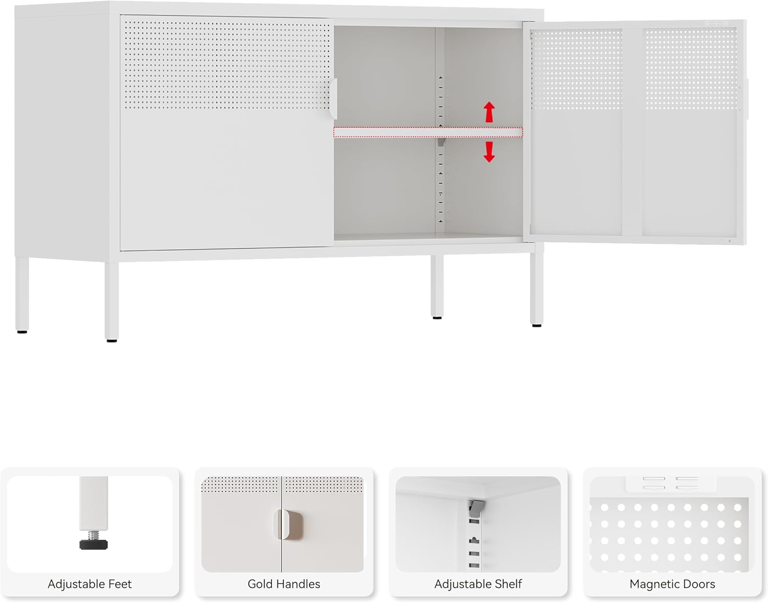 Mobiletto in metallo a due ant - Office Storage Cabinet recensione e prezzo
