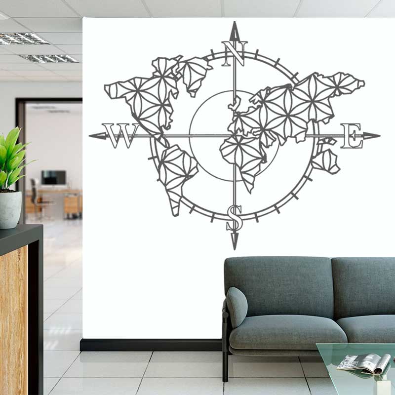 Fiore della vita Mappa del mon - Office Furniture World recensione e prezzo