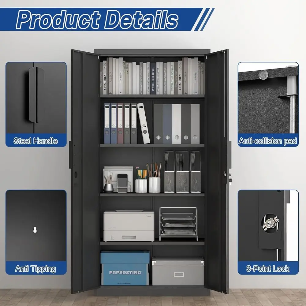 Armadio Metallico Resistente c - Office Storage Cabinet recensione e prezzo