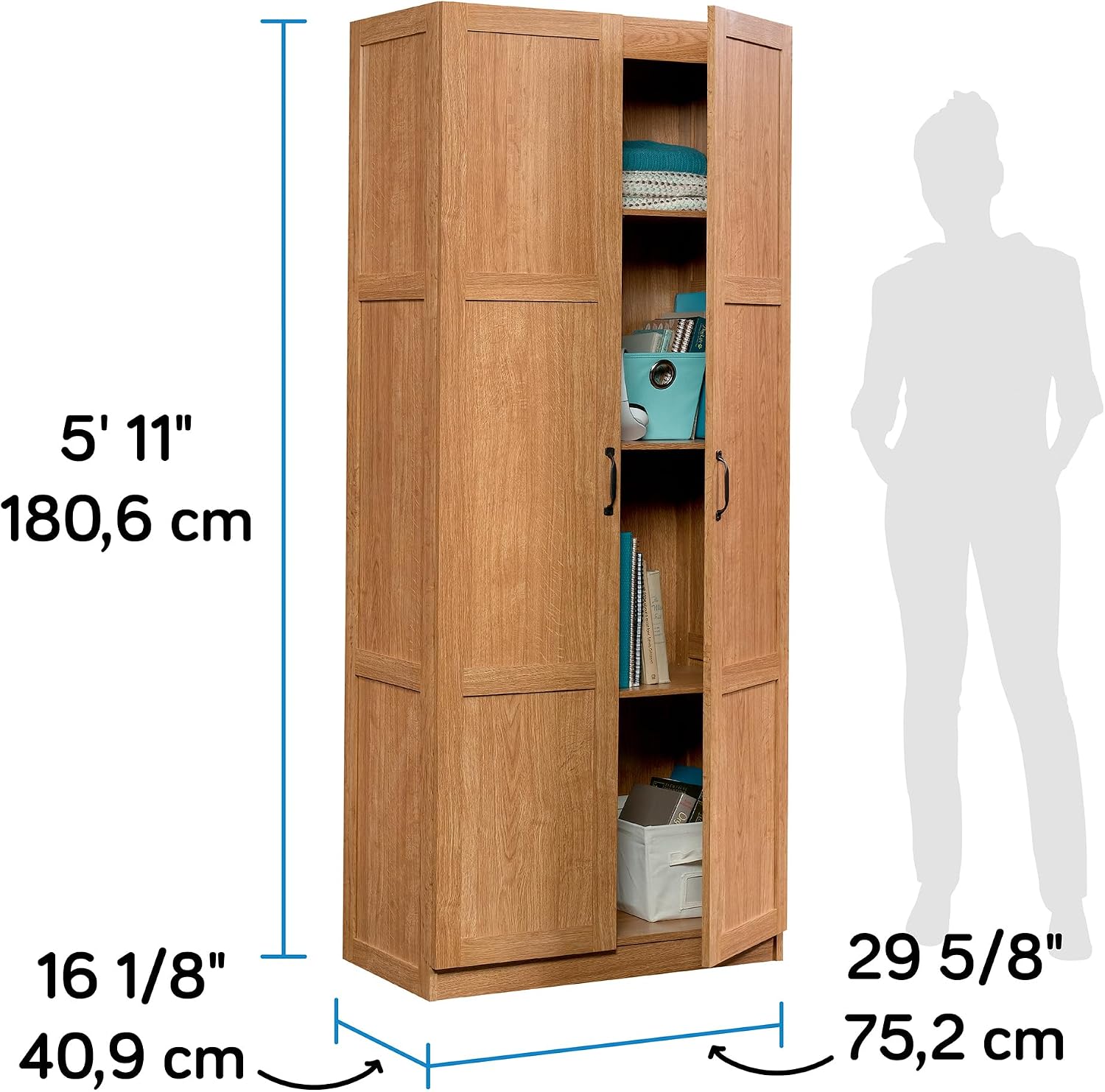 Armadio alto con ripiani, disp - Office Storage Cabinet recensione e prezzo