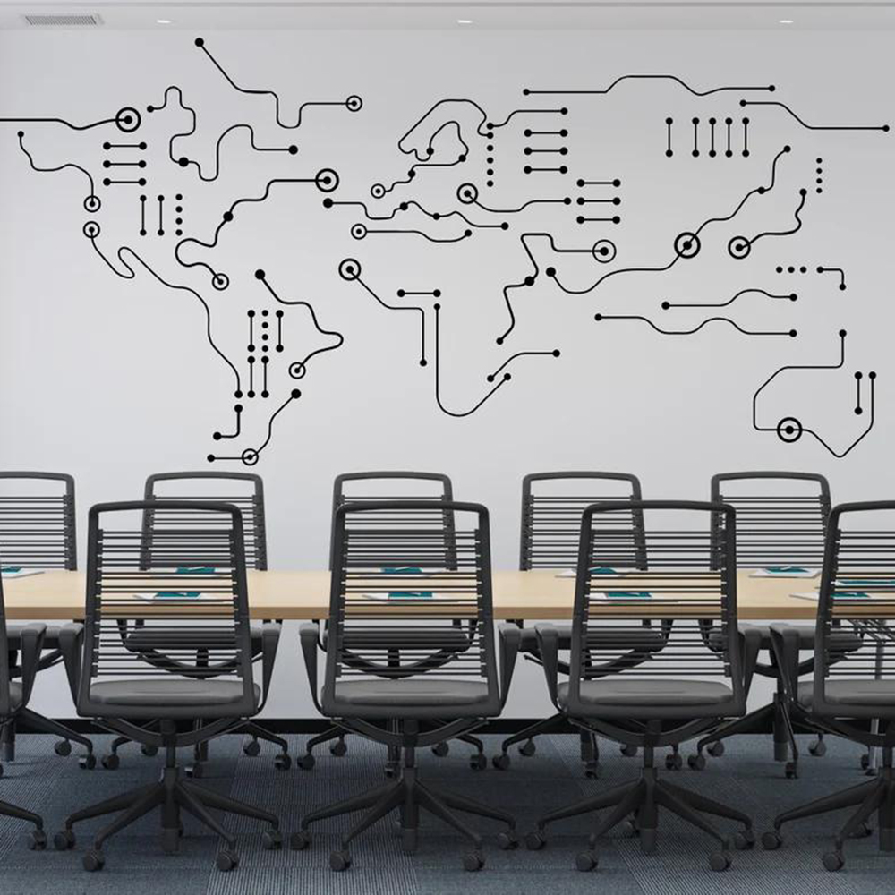 Circuito mappa del mondo uffic - Office Furniture World recensione e prezzo