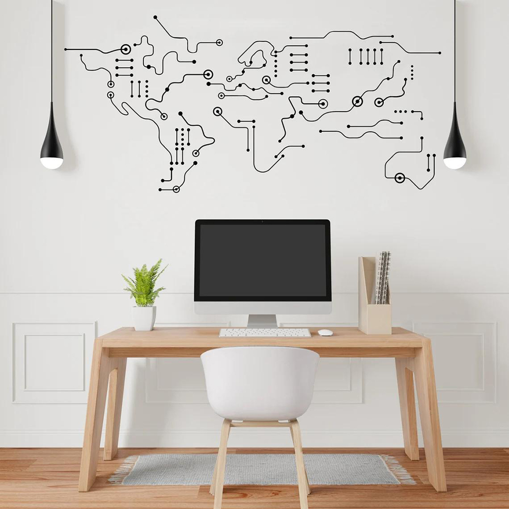 Circuito mappa del mondo uffic - Office Furniture World recensione e prezzo