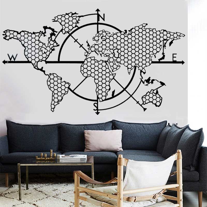 Mappa del mondo geometrica a n - Office Furniture World recensione e prezzo