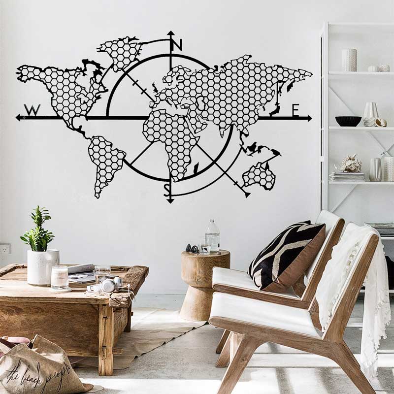 Mappa del mondo geometrica a n - Office Furniture World recensione e prezzo