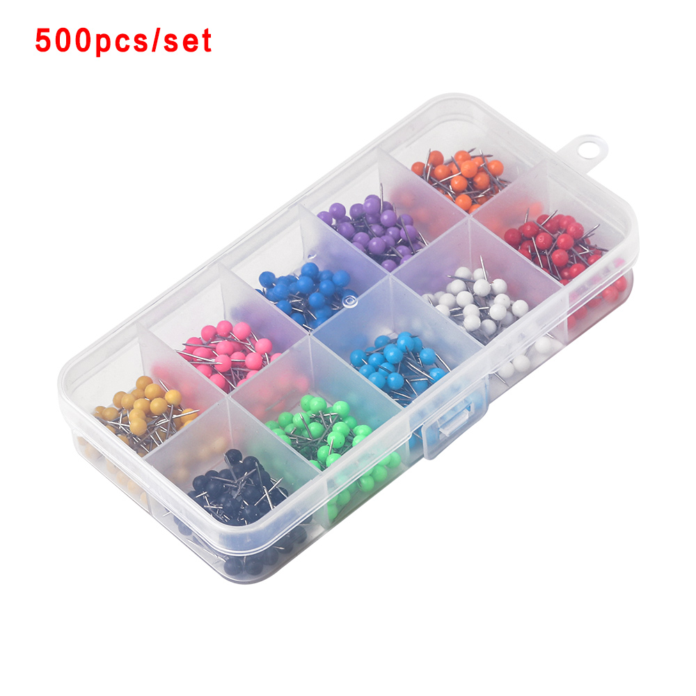 500 pz/set Muiticolor Pushpin  - Office Furniture Online recensione e prezzo