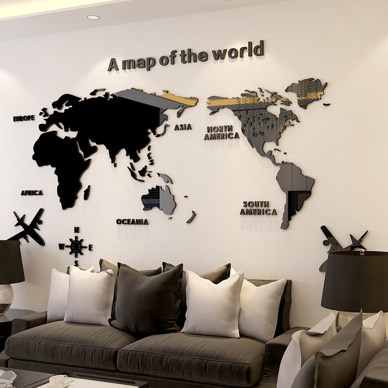 Mappa del mondo nordica Adesiv - Office Furniture World recensione e prezzo
